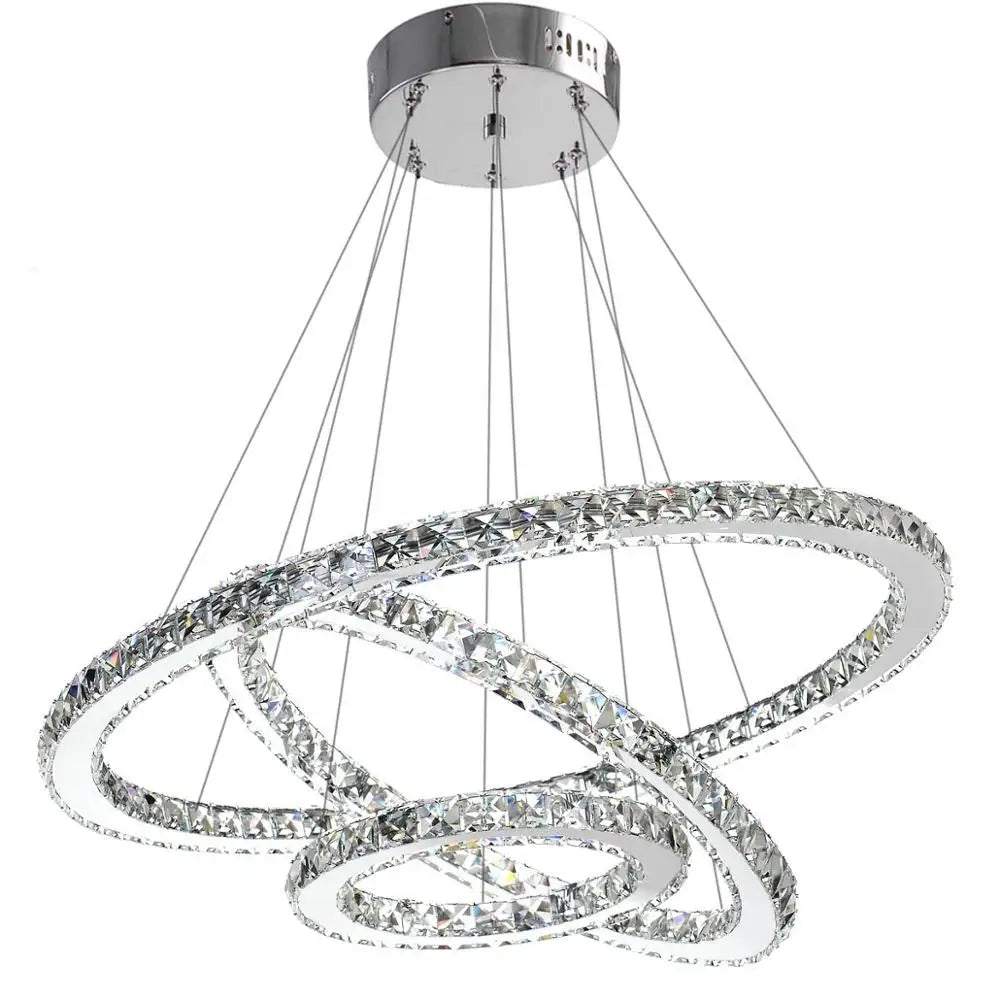 Crystal Modern LED Ceiling Fixtures Dining Room Pendant Lights