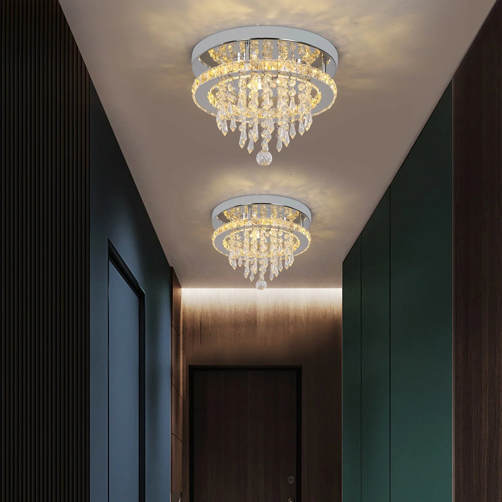 Bedroom Living room Led Chandelier Ring Lamp Circle Ceiling Lights