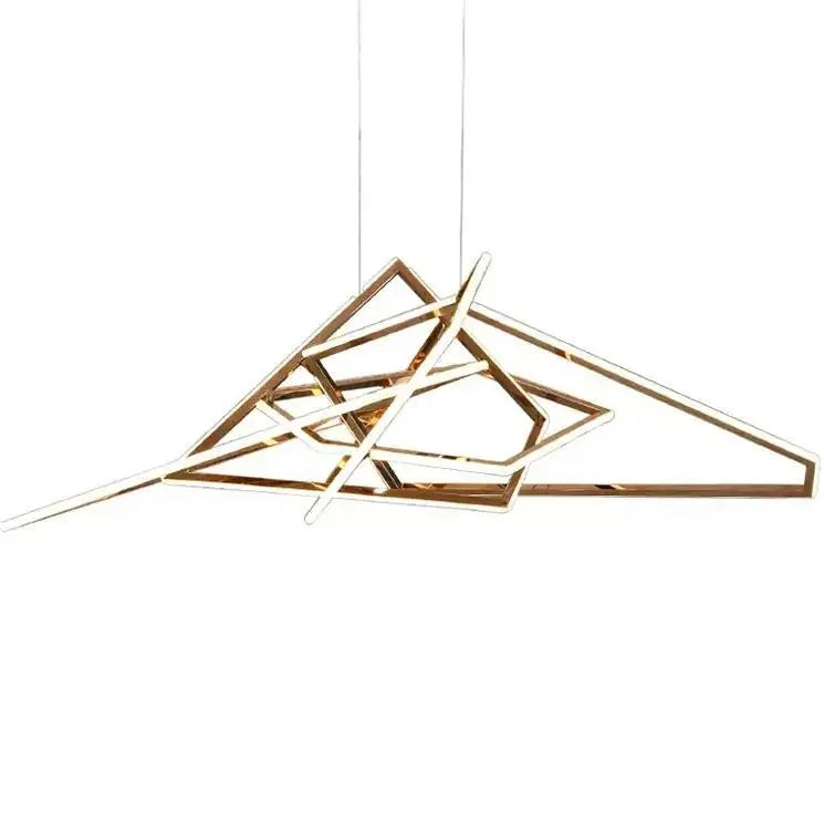 Modern Luxury K9 Crystal Pendant Light Ring Lustre Electroplating