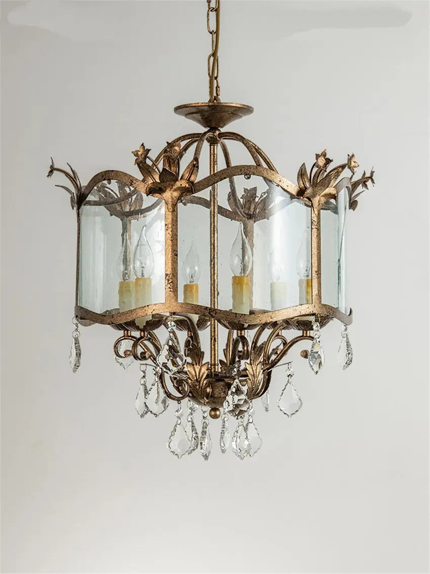 American vintage candles bronze pendant lights dining room living