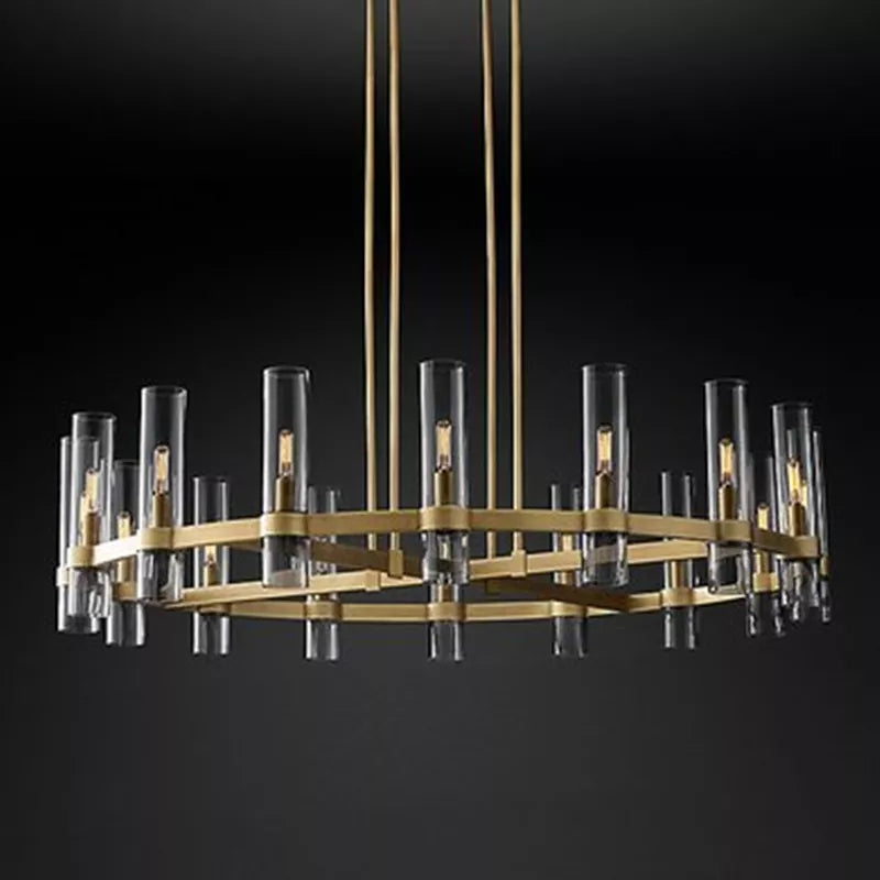 American Loft Lighting E14 Led Chandelier Chrome Pendant Lamp