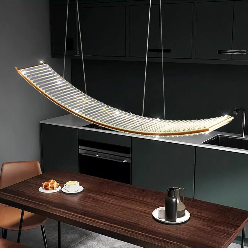 2024 New Luxury Crystal Pendant Lamps Modern Interior Decoration