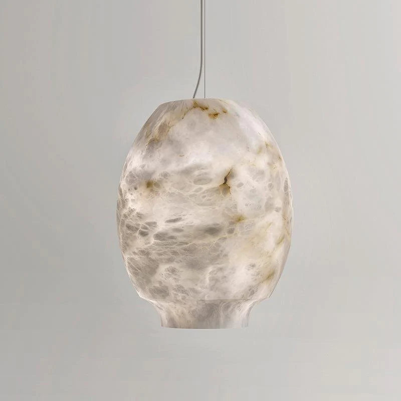 Alabaster Lantern Pendant Light