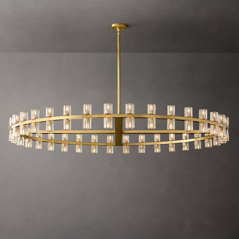 Arcachon Crystal Round Chandelier 60"