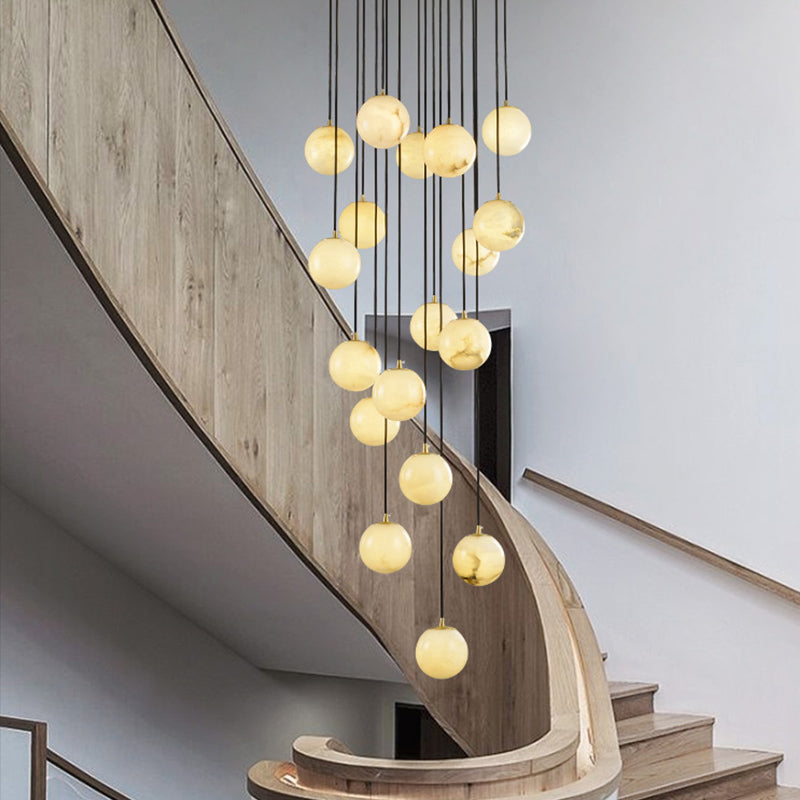 Marble Global Pendant Chandelier