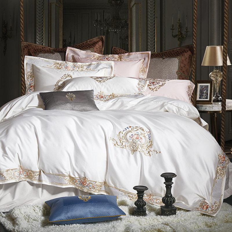 Royal White Egyptian Cotton Cover Set