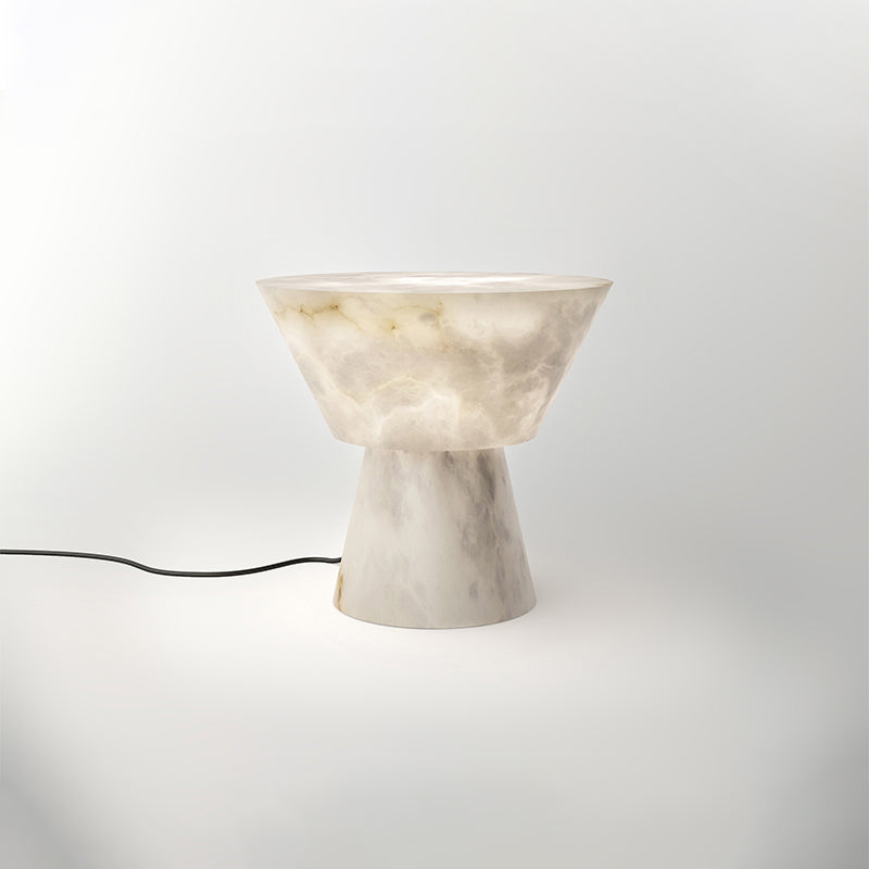 Gama L Alabaster Living Room Table Lamp