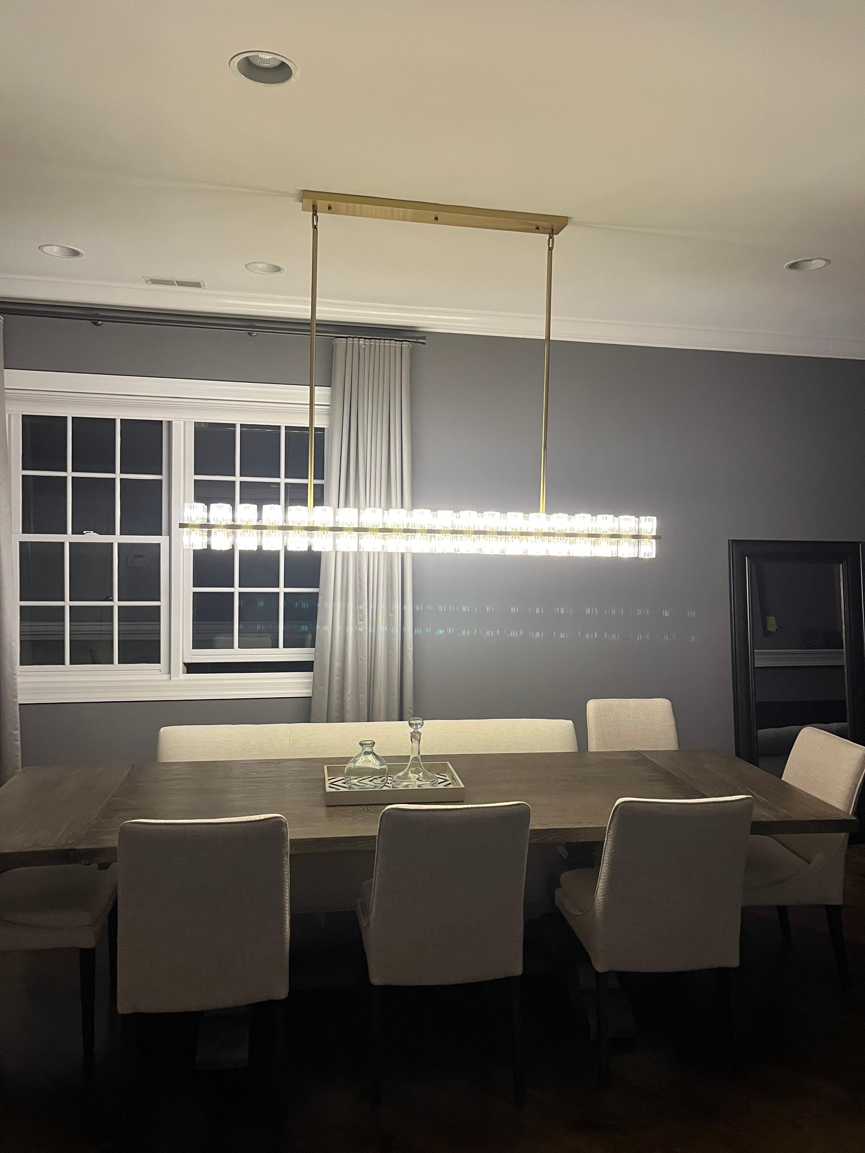Arcachon De Linear Chandelier 72"