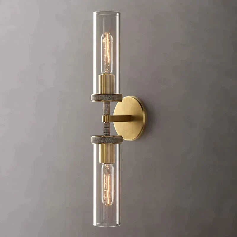 Annie Knurled Linear Modern Wall Sconce 21" W