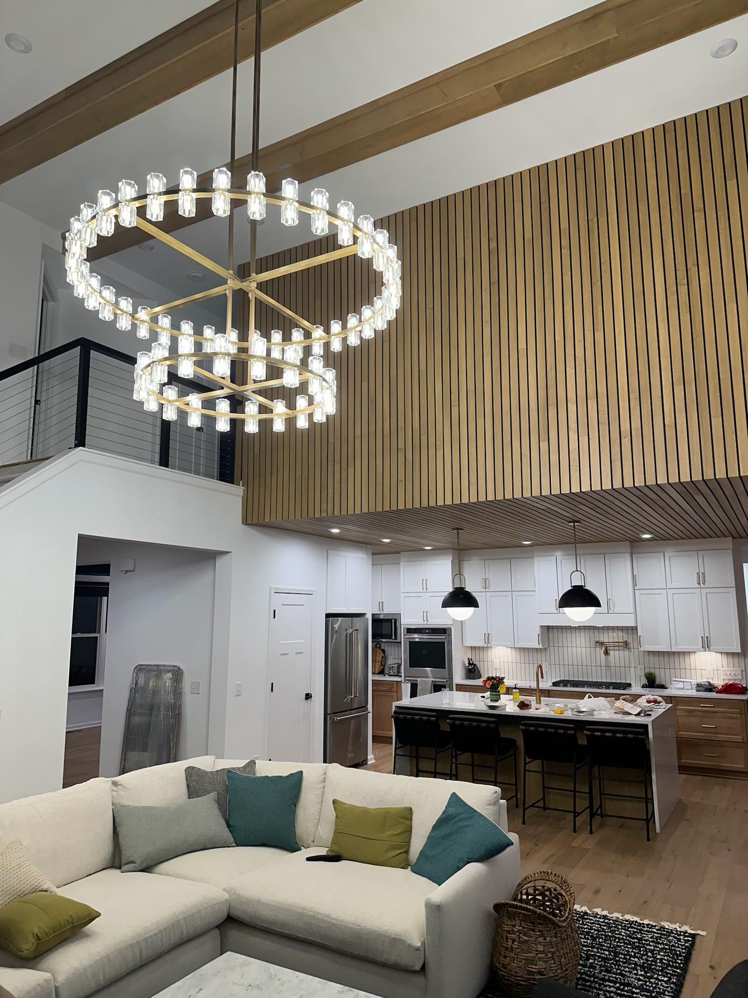 Arcachon De Round 2-Tier Chandelier 60"