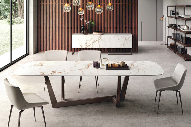 Art Dining Table - Macchia Vecchia Ceramic