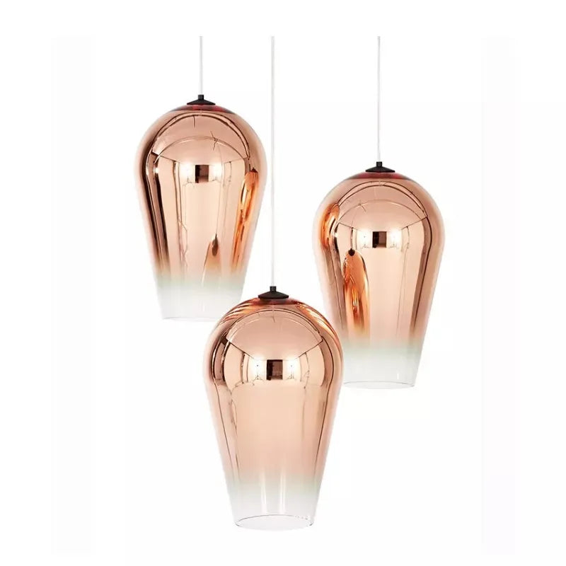 Modern Bell Glass Pendant Light
