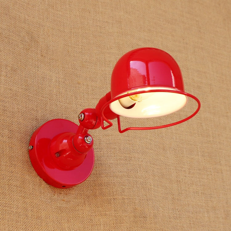 Antique-Inspired Metallic Wall Lamp