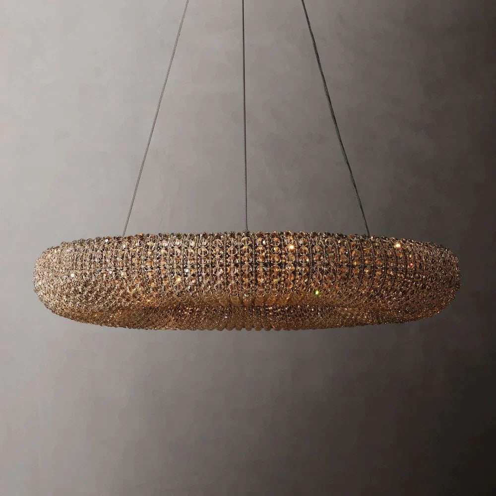 Aperture Round Chandelier D32"