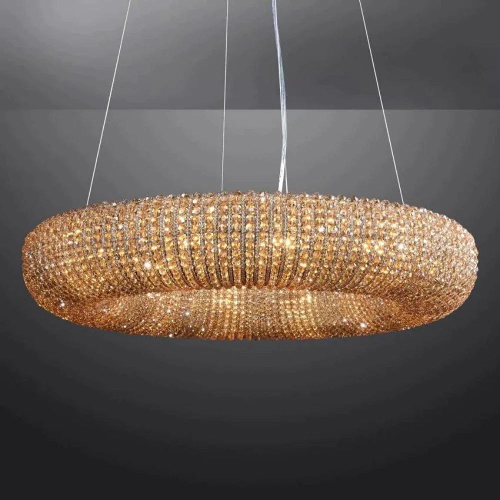 Aperture Round Chandelier D72"