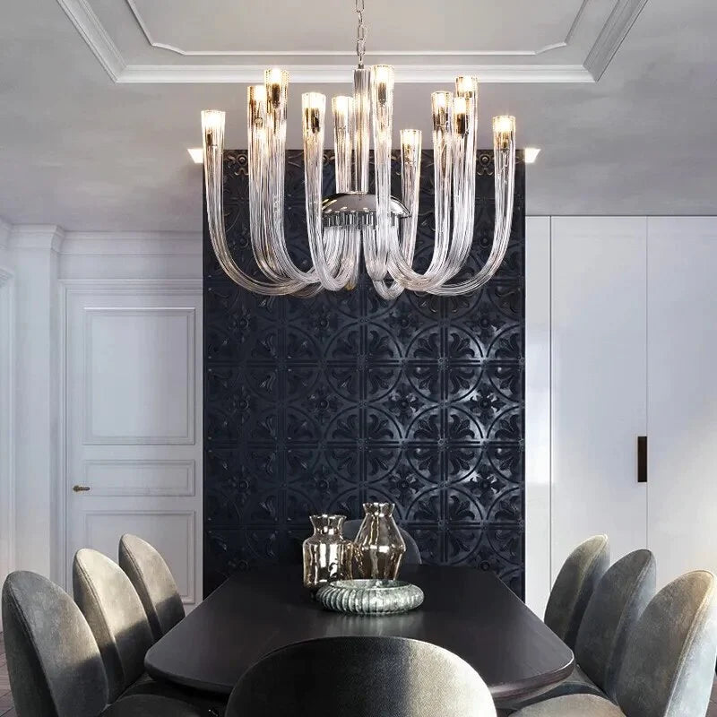 U Shaped Chandelier Italian Designer