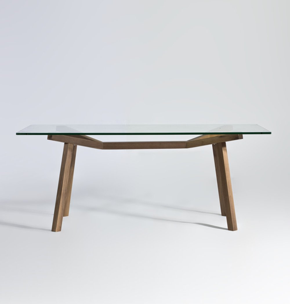 Brooklynn - Glass Top Dining Table