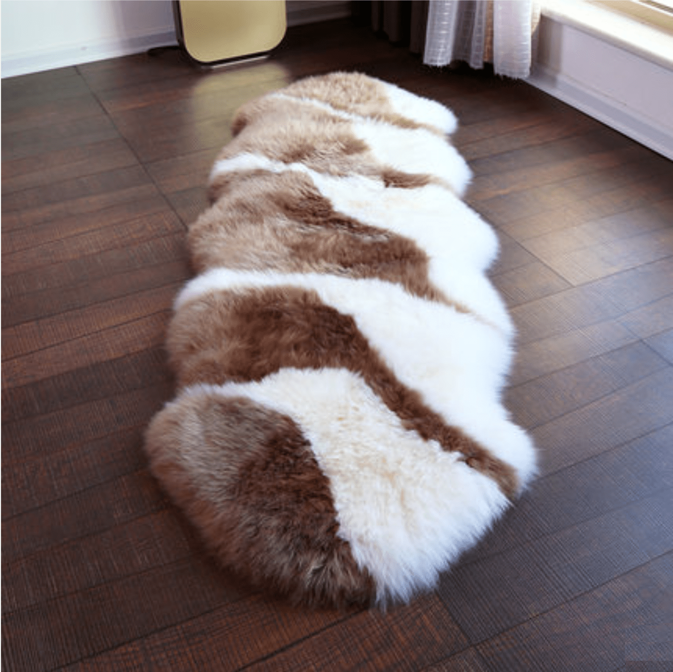 Mixed 100% Sheepskin Rug