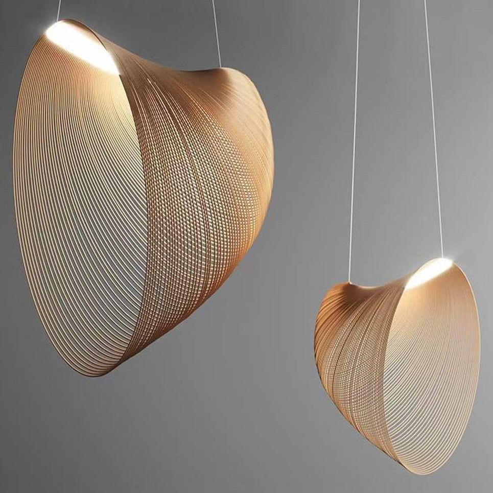 Minimalistic ceiling light / lamp shade / wooden light / light fixture / pedant light / geometric design / modern lamp outlets / abstract light