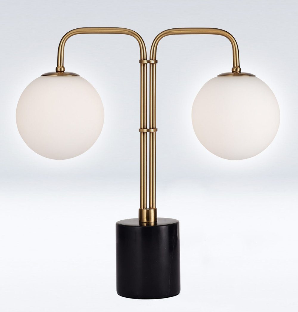 Ase - Marble Double Arm Desk Lamp