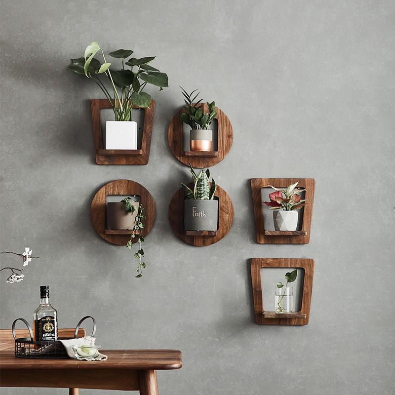Sebastian - Wood Wall Planter