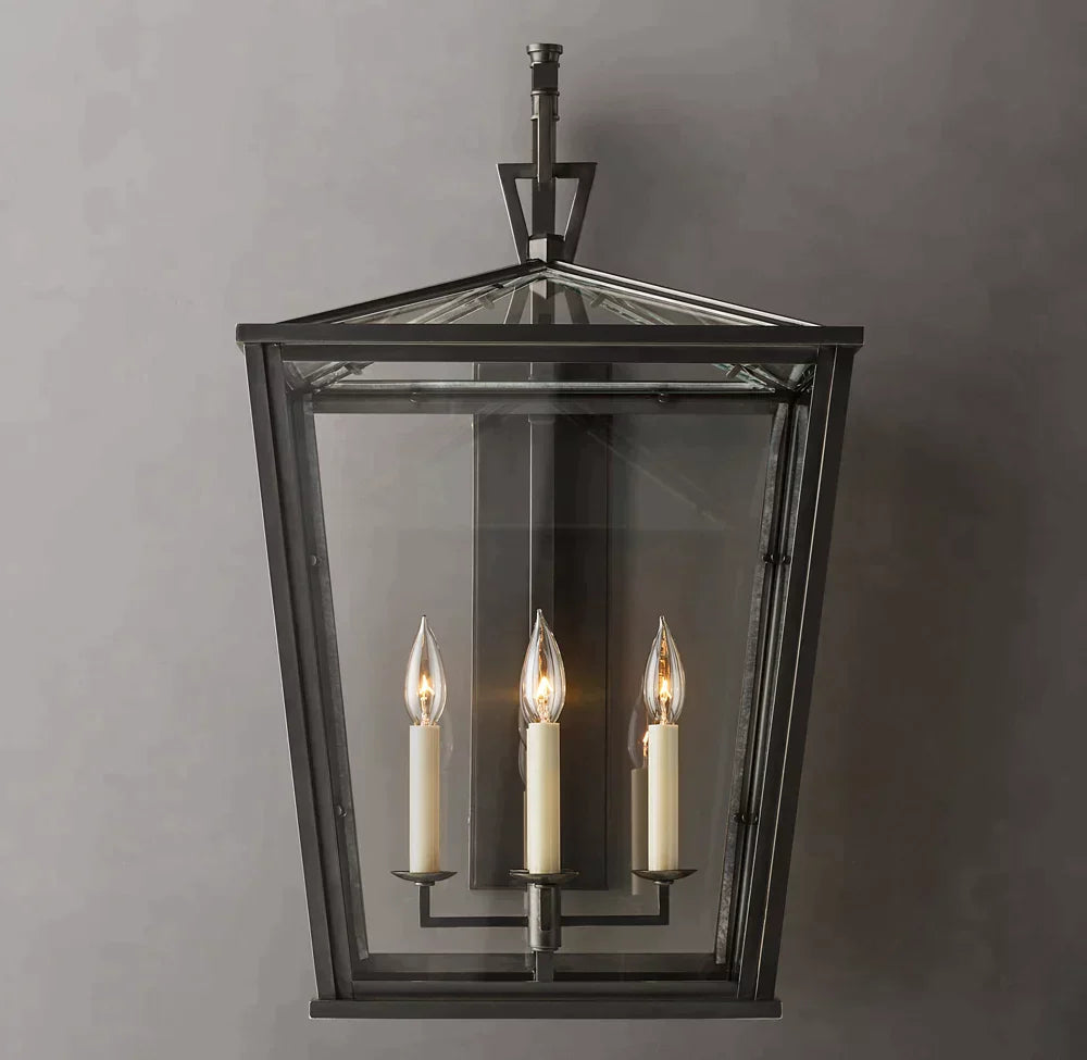 19TH C. ENGLISH OPENWORK Wall Sconce 28'' H