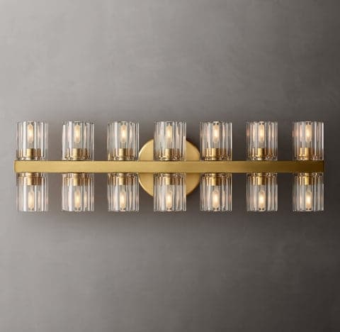 Crystal Cup Wall Sconce 14-lights, Home Wall Lamp Modern