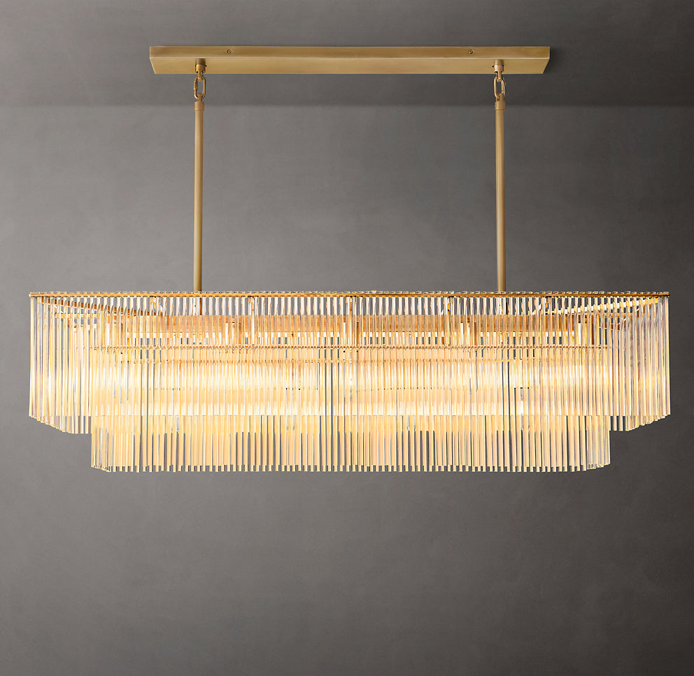 Amadeeo Rectangular Chandelier 54"