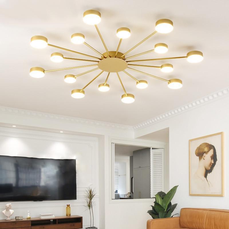 Drexel - Irregular Spoke Round Ceiling Light