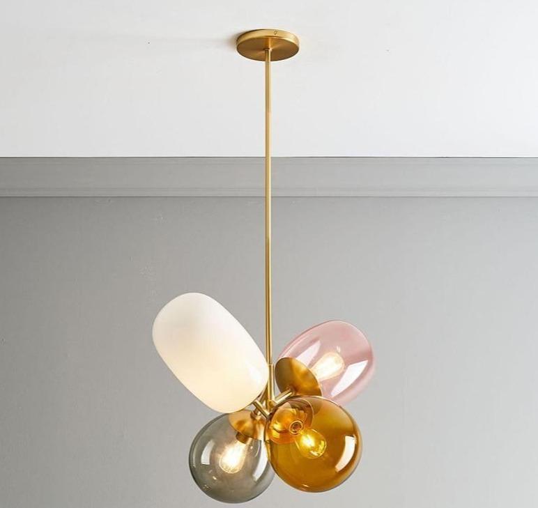 Nordic Colorful balloon Glass LED Pendant
