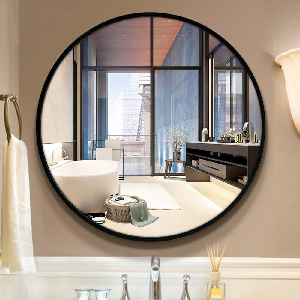Tamari - Round Floating Wall Mirror