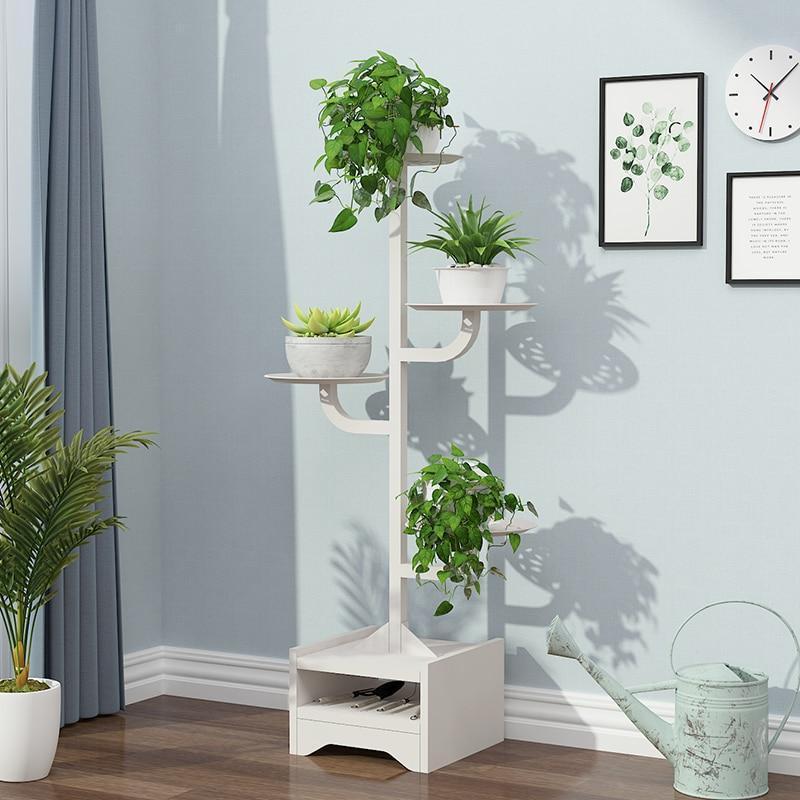 Arden - Modern Iron Tree Multi Level Planter Display
