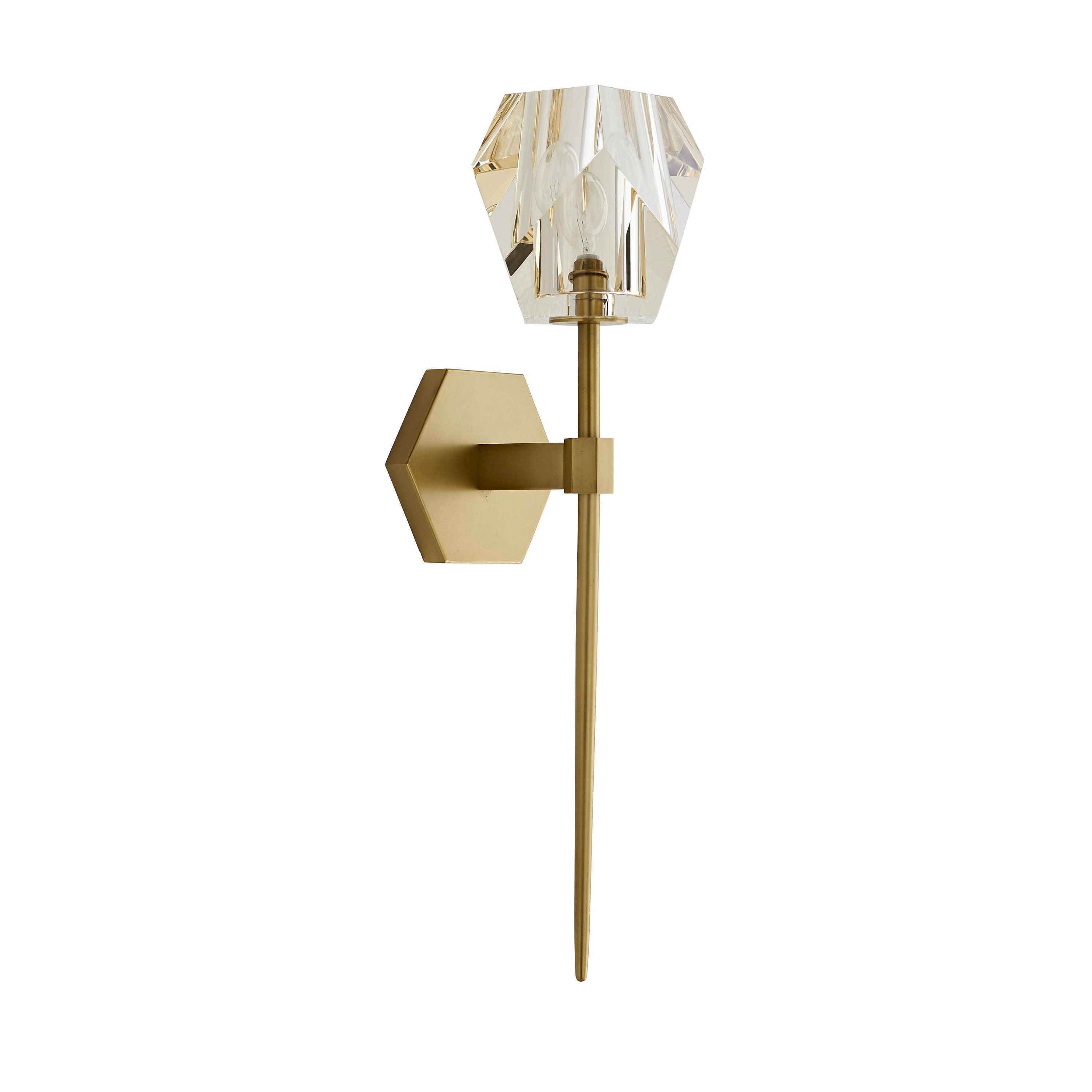 Gemma Sconce-Antique Brass