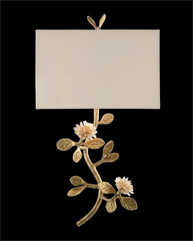 Quartz Flower Single-Light Wall Sconce