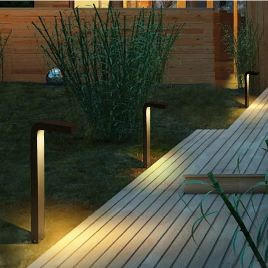 Outdoor Waterproof Led Garden Lawn Lights Modern Aluminum LED Lawn