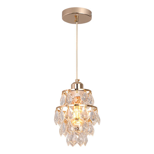 120cm Wire Hanging Crystal Modern Pendant Light