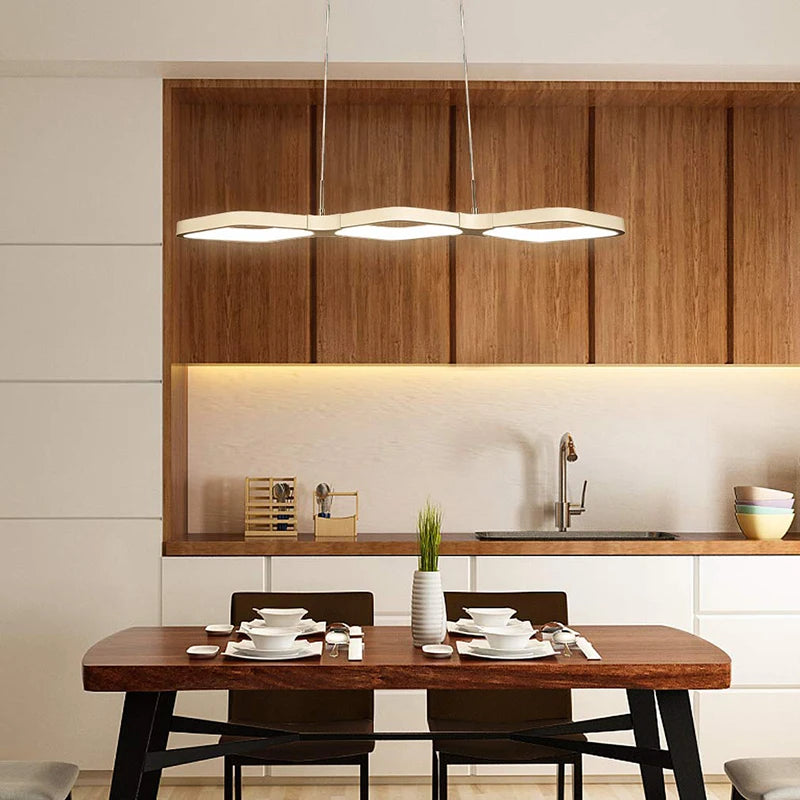 Modern simple dimmable dining table hanging light LED pendant light