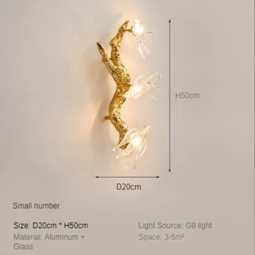 Modern luxury flip sand aluminum gold plated glazed swallow wall