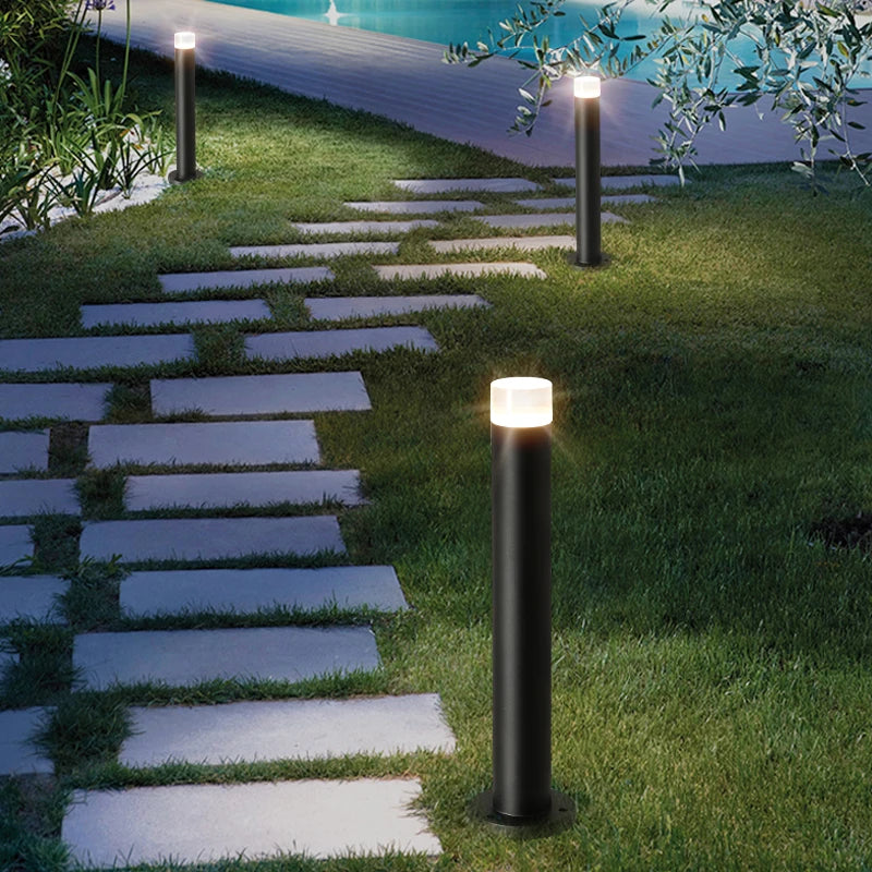 4PCS AC85-265V 15W LED Landscapes Lighting Lawn Lamp Outdoor Floor