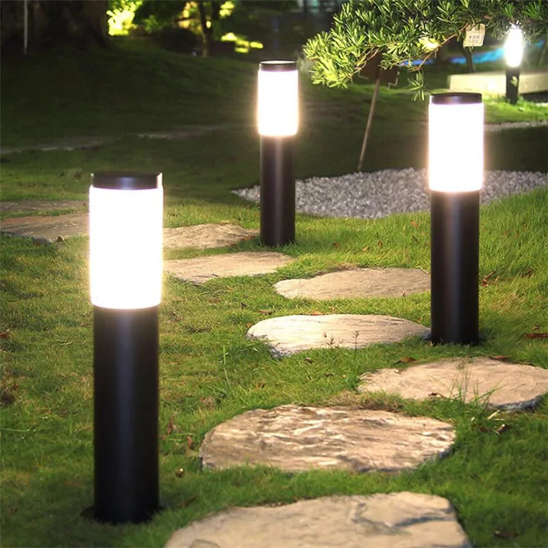 Black LED Lawn Light Outdoor IP65 Waterproof Garden Lawn Light