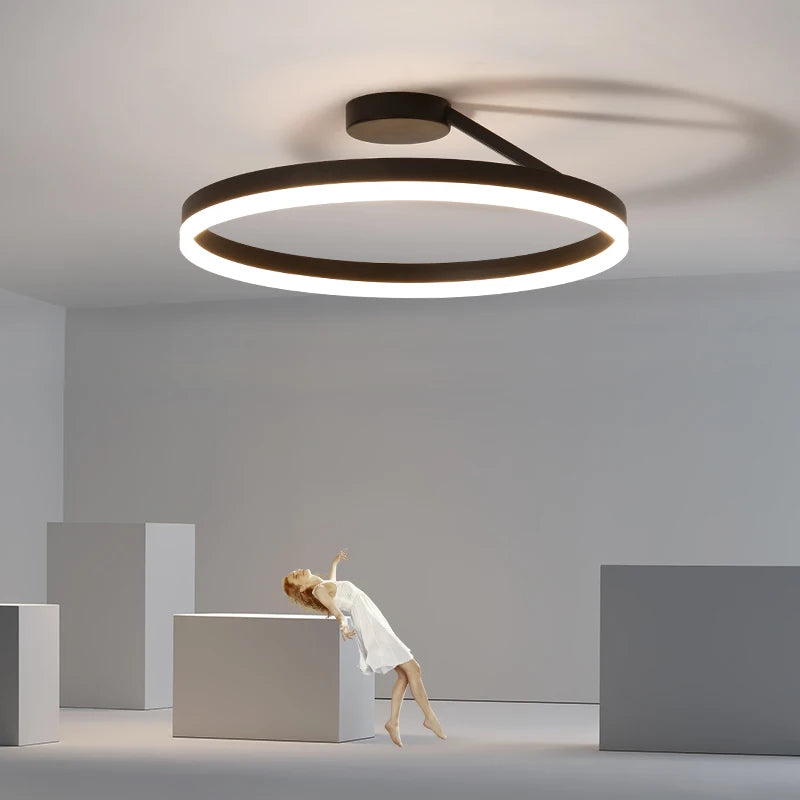 Modern LED Restaurant Ceiling Light Nordic Designer Simple Single