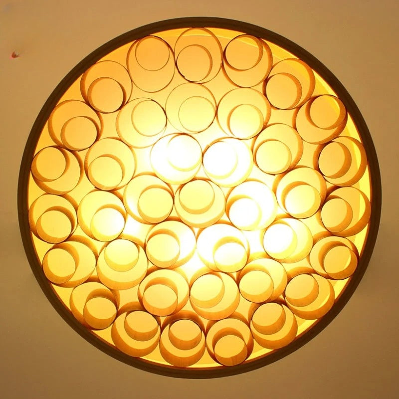 LED Nordic Wooden Iron Round Designer LED Lamp LED Light.Pendant