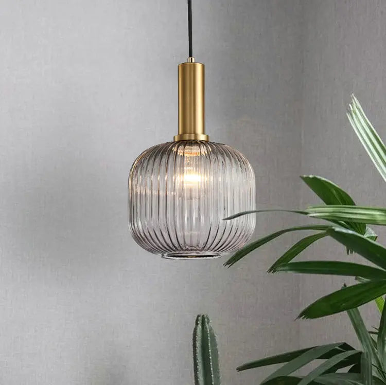 Nordic minimalist industrial style glass lamp cover home decor