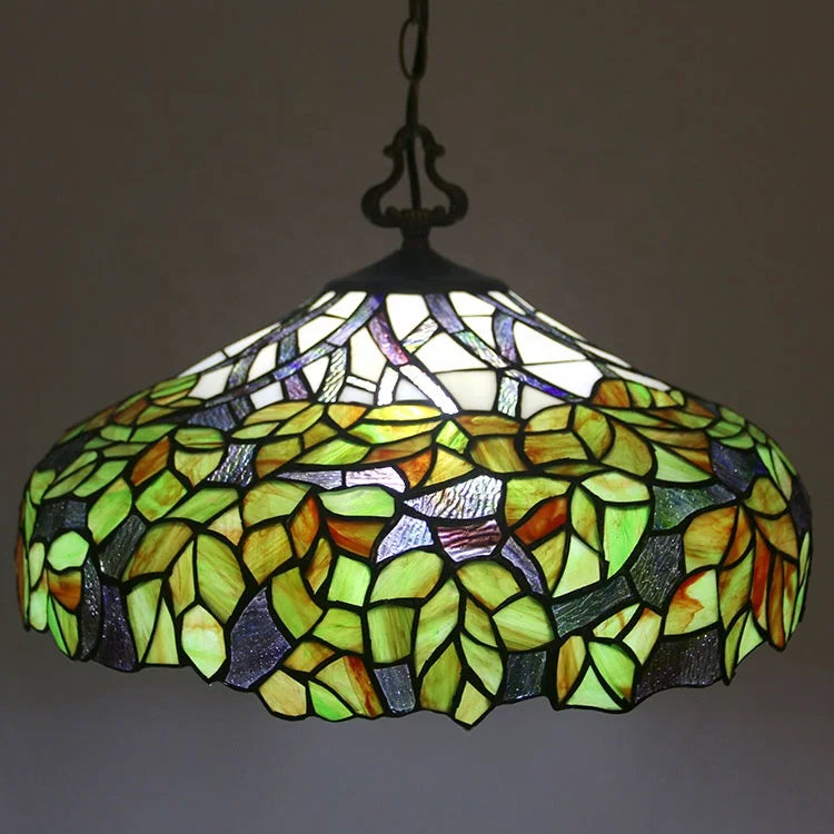 Victorian Tiffany-Style 2-Light Ceiling Pendant Fixture