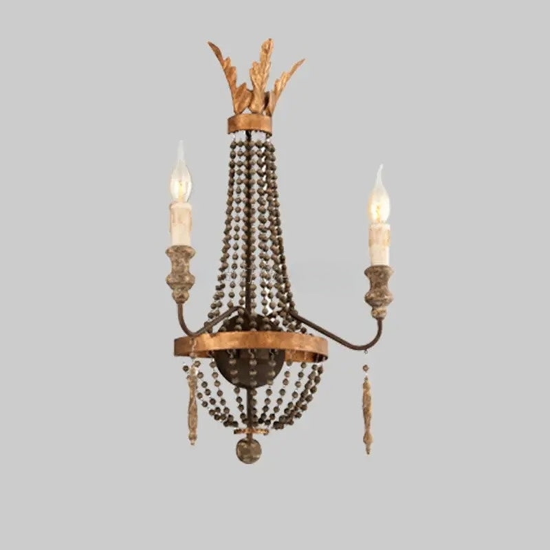 American retro wrought iron wall lamp ancient Roman nostalgic style