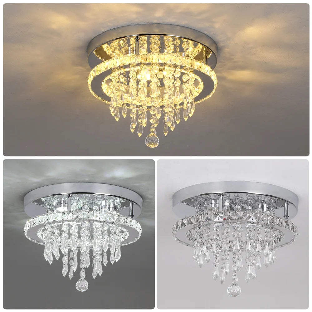 Bedroom Living room Led Chandelier Ring Lamp Circle Ceiling Lights