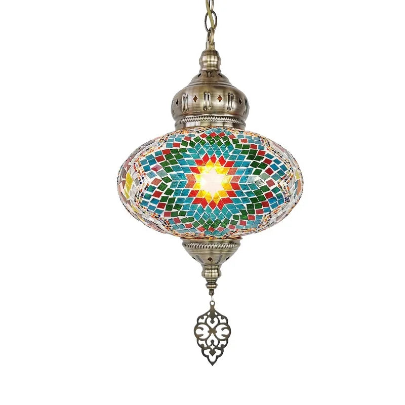Newest 25cm Dia Mediterranean style Art Deco Turkish Mosaic