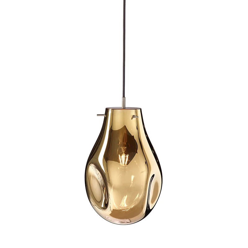 Designer Glass art Pendant lighting Modern Minimalist Single head LED