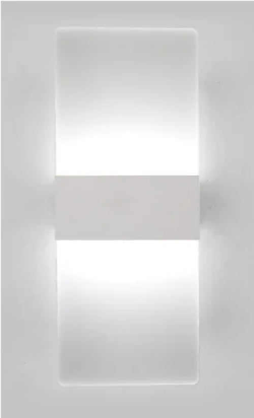 Waterproof LED Wall Light Indoor Modern Living Room Square Acrylic