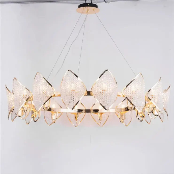Factory export crystal hanging chandelier cheap living room